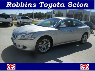 nissan maxima 2012 silver sedan 3 5 sv gasoline 6 cylinders front wheel drive automatic 75503
