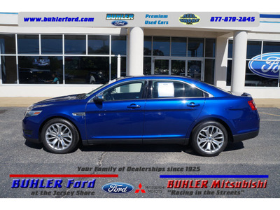 ford taurus 2013 deep impact blue sedan limited gasoline 6 cylinders front wheel drive automatic 07724