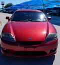 hyundai tiburon 2005 red hatchback gt gasoline 6 cylinders front wheel drive automatic 76206