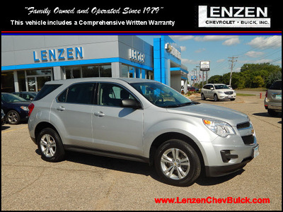 chevrolet equinox 2010 silver suv ls gasoline 4 cylinders front wheel drive automatic 55318