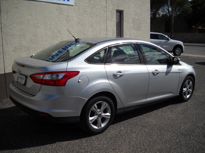 ford focus 2013 silver sedan se flex fuel 4 cylinders front wheel drive automatic 79925