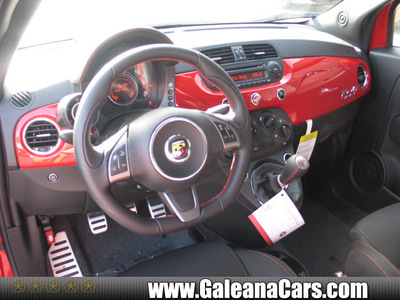 fiat 500c 2013 red abarth gasoline 4 cylinders front wheel drive 5 speed manual 33912