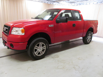 ford f 150 2008 red stx gasoline 8 cylinders 4 wheel drive automatic with overdrive 44883