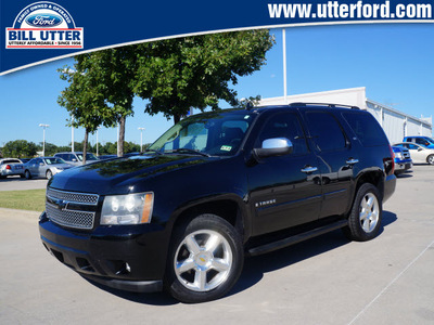 chevrolet tahoe 2007 black suv ltz flex fuel 8 cylinders 4 wheel drive automatic 76205