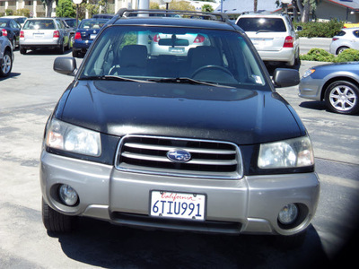 subaru forester 2004 black suv xs gasoline 4 cylinders all whee drive automatic 94063