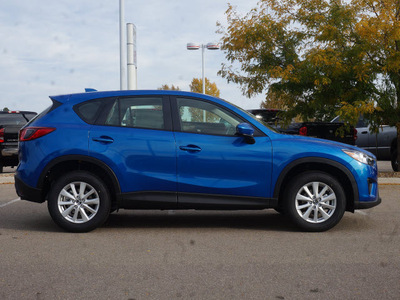 mazda cx 5 2014 lt  blue suv sport gasoline 4 cylinders all whee drive automatic 80504