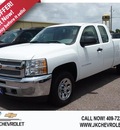 chevrolet silverado 1500 2013 white pickup truck work truck flex fuel 8 cylinders 2 wheel drive automatic with overdrive 77627