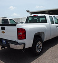 chevrolet silverado 1500 2013 white pickup truck work truck flex fuel 8 cylinders 2 wheel drive automatic with overdrive 77627