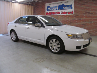 lincoln zephyr 2006 white sedan gasoline 6 cylinders front wheel drive automatic 44883