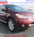 nissan murano 2006 dk  red suv sl gasoline 6 cylinders all whee drive automatic 45840