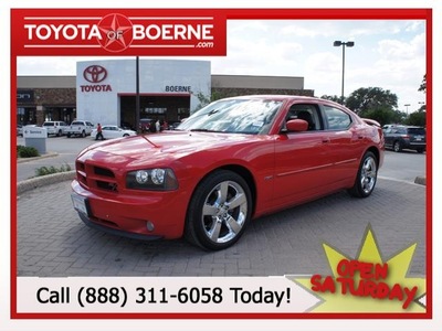 dodge charger 2008 red sedan r t gasoline 8 cylinders rear wheel drive shiftable automatic 78006