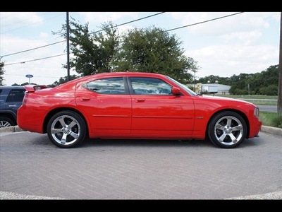 dodge charger 2008 red sedan r t gasoline 8 cylinders rear wheel drive shiftable automatic 78006