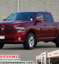 ram 1500 2014 red gasoline 8 cylinders 4 wheel drive automatic 62034