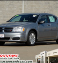 dodge avenger 2014 silver sedan se gasoline 4 cylinders front wheel drive automatic 62034