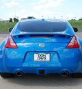 nissan 370z 2009 blue coupe touring gasoline 6 cylinders rear wheel drive automatic 76011