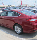 ford fusion energi 2014 red sedan 4dr sdn titanium i 4 cylinders front wheel drive automatic 77578