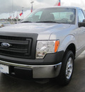 ford f 150 2013 silver reg cab 4x2 style flex fuel 6 cylinders 2 wheel drive not specified 77578