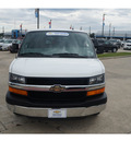 chevrolet express 2013 white van lt 3500 flex fuel 8 cylinders rear wheel drive automatic 77090