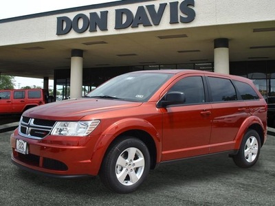 dodge journey 2013 brown american value package gasoline 4 cylinders front wheel drive automatic 76011