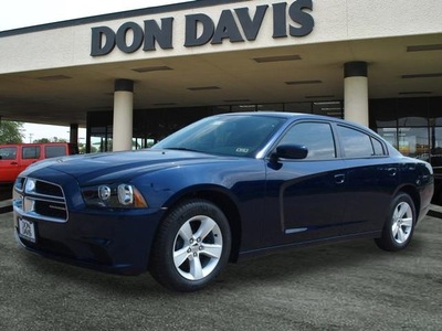 dodge charger 2013 blue sedan se gasoline 6 cylinders rear wheel drive automatic 76011