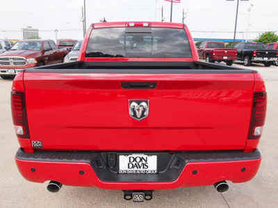 ram 1500 2013 red sport gasoline 8 cylinders 2 wheel drive automatic 76011