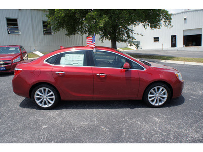 buick verano 2012 red sedan leather group gasoline 4 cylinders front wheel drive automatic 78028