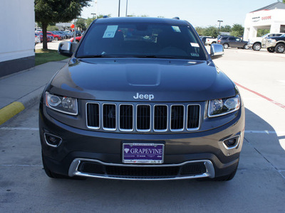 jeep grand cherokee 2014 gray suv limited gasoline 8 cylinders 2 wheel drive automatic 76051