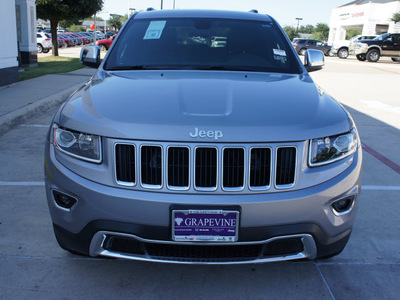jeep grand cherokee 2014 silver suv limited gasoline 8 cylinders 2 wheel drive automatic 76051
