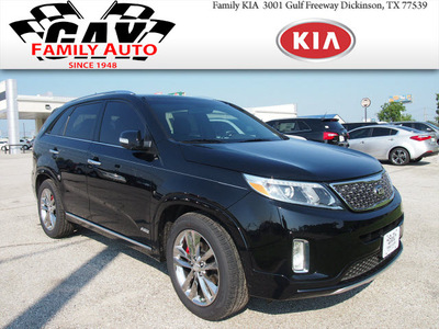 kia sorento 2014 ebony black suv sx gasoline 6 cylinders all whee drive 6 speed automatic 77539