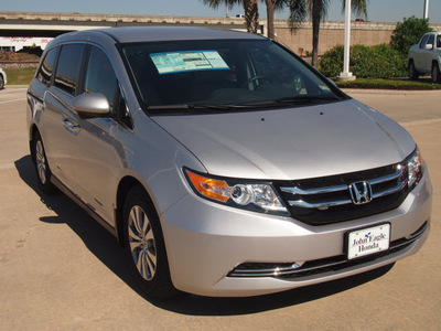 honda odyssey 2014 silver van ex gasoline 6 cylinders front wheel drive automatic 77065