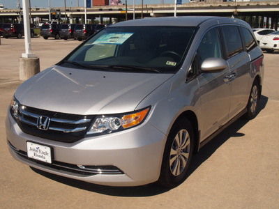 honda odyssey 2014 silver van ex gasoline 6 cylinders front wheel drive automatic 77065