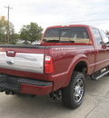 ford f 350 super duty 2014 red lariat biodiesel 8 cylinders 4 wheel drive 6 speed automatic 62863