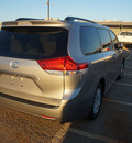 toyota sienna 2014 silver van xle 8 passenger gasoline 6 cylinders front wheel drive automatic 76053
