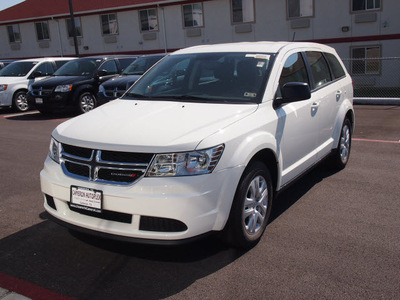 dodge journey 2014 white suv avp gasoline 4 cylinders front wheel drive shiftable automatic 76520