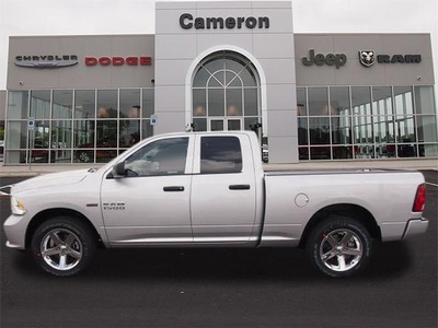 ram 1500 2014 silver pickup truck express gasoline 8 cylinders 2 wheel drive 6 speed automatic 76520