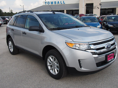 ford edge 2013 silver se gasoline 6 cylinders front wheel drive automatic 77375