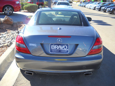 mercedes benz slk350 2009 gray gasoline 6 cylinders rear wheel drive automatic 79925