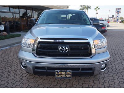 toyota tundra 2010 silver grade gasoline 8 cylinders 2 wheel drive automatic 77546