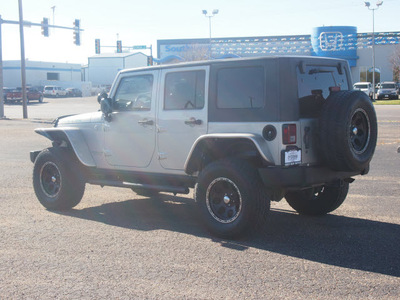 jeep wrangler unlimited 2007 silver suv rubicon gasoline 6 cylinders 4 wheel drive automatic 79110