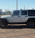 jeep wrangler unlimited 2007 silver suv rubicon gasoline 6 cylinders 4 wheel drive automatic 79110