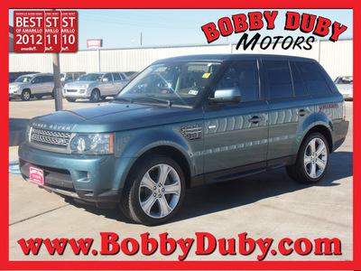 land rover range rover sport 2011 green suv supercharged gasoline 8 cylinders 4 wheel drive automatic 79110