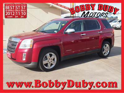 gmc terrain 2013 red suv slt 2 gasoline 6 cylinders all whee drive automatic 79110