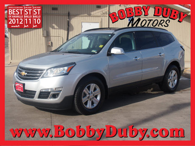 chevrolet traverse 2013 silver lt gasoline 6 cylinders all whee drive automatic 79110