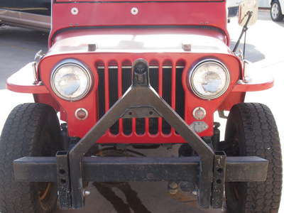 jeep willy 1942 red not specified 3 speed 79110