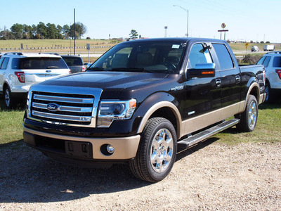 ford f 150 2013 black lariat gasoline 6 cylinders 2 wheel drive automatic with overdrive 77864