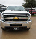 chevrolet silverado 2500hd 2014 white work truck flex fuel 8 cylinders 2 wheel drive automatic 76051