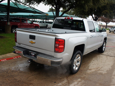 chevrolet silverado 1500 2014 silver ltz flex fuel 8 cylinders 2 wheel drive automatic 76051