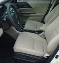 honda accord 2014 white sedan gasoline 6 cylinders front wheel drive 6 speed automatic 77566