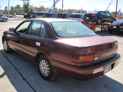 toyota camry 1996 maroon sedan gasoline 4 cylinders front wheel drive automatic 77379