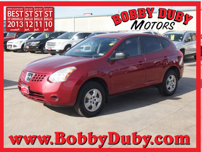nissan rogue 2009 red suv s gasoline 4 cylinders all whee drive automatic 79110